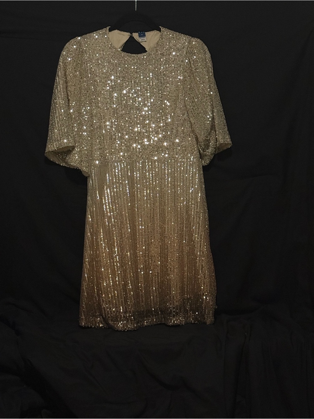 Old Navy Gold Sequin Dress